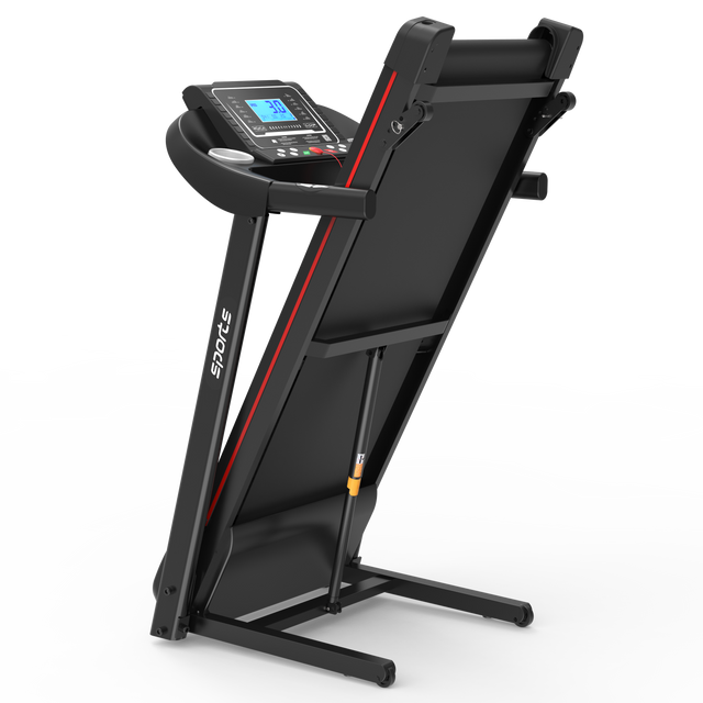 Fitshow App Home Foldable Treadmill with Incline, Folding Treadmill for Home Workout, Electric Walking Treadmill Machine 5" LCD Screen 250 LB Capacity Bluetooth Music