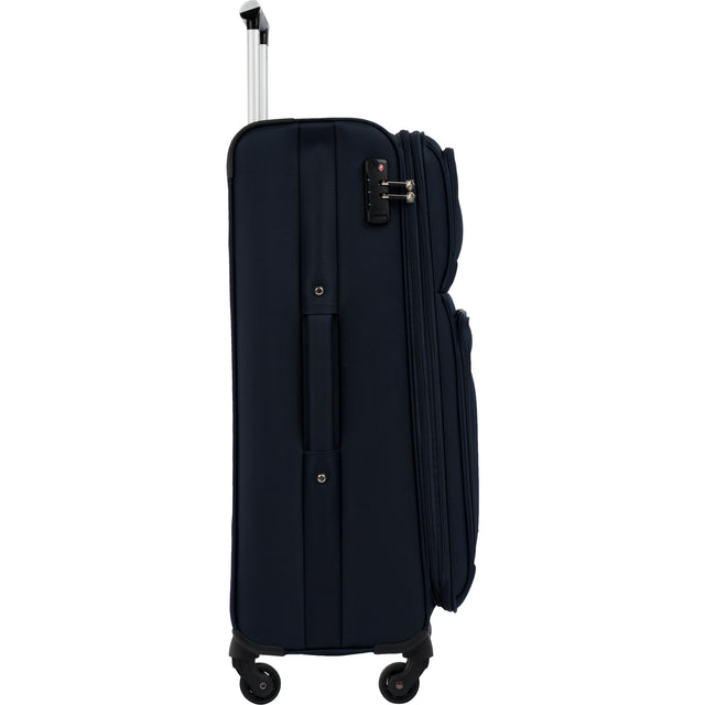 Softside Luggage Expandable 3 Piece Set Suitcase Upright Spinner Softshell Lightweight Luggage Travel Set