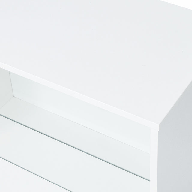 Electric Fireplace TV Console,White