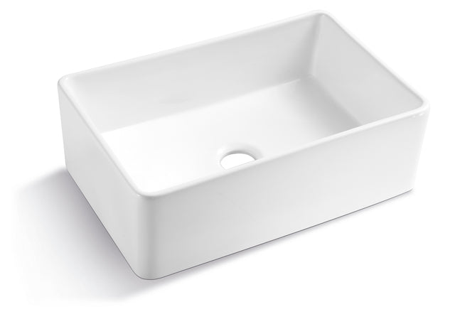 Inch White Farmhouse Sink Deep Apron Sink Undermount Farmhouse Kitchen Sink Single Farm Sink