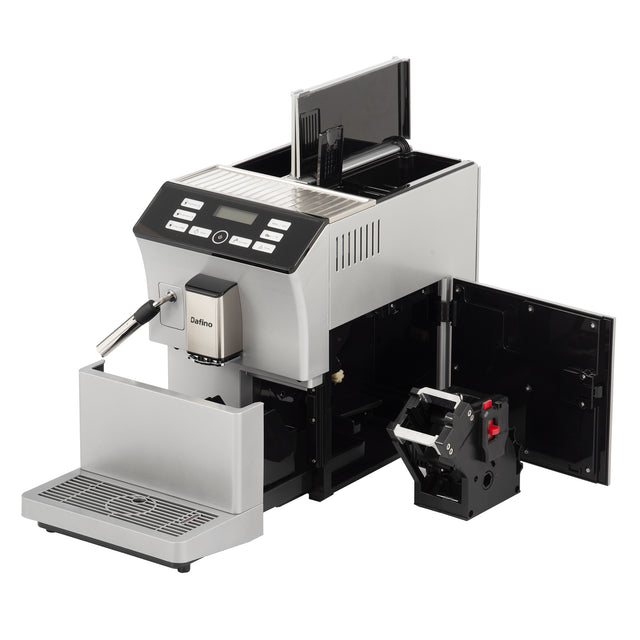 Dafino-205 Fully Automatic Espresso Machine w/ Milk Frother, Silver