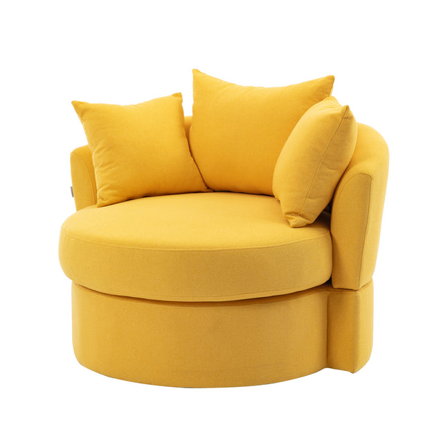 Modern Akili swivel accent chair barrel chair for hotel living room / Modern leisure chair