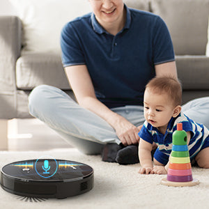 Geek Smart Robot Vacuum Cleaner G6, Ultra-Thin, 1800Pa Strong Suction, Automatic Self-Charging, Wi-Fi Connectivity, App Control, Custom Cleaning, 100mins Run Time(Banned from selling on Amazon)