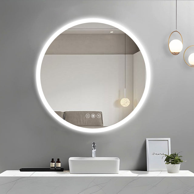 26 inch Acrylic LED Round mirror make up mirror,bathroom,bedroom