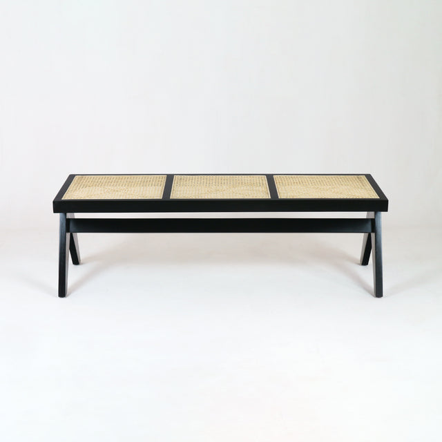 PIERRE JEANNERET CANE BENCH