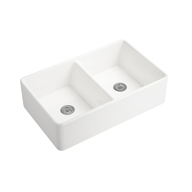 Farmhouse/Apron Front White Ceramic Kitchen Sink