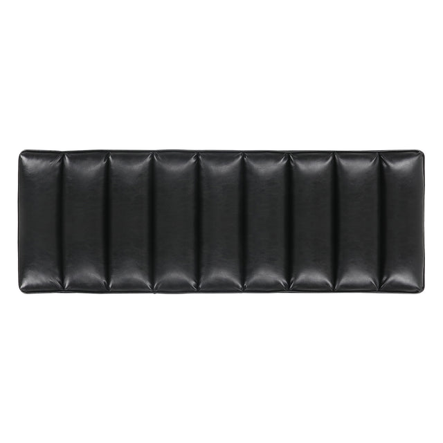 Metal Base Upholstered Bench for Bedroom for Entryway