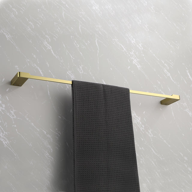 4 Piece Stainless Steel Bathroom Towel Rack Set Wall Mount