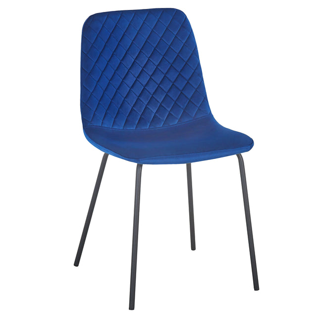 Dining Chair set of 4 PCS(BLUE),Modern style,New technology,Suitable for restaurants, cafes, taverns, offices, living rooms, reception rooms.Simple structure, easy installation.