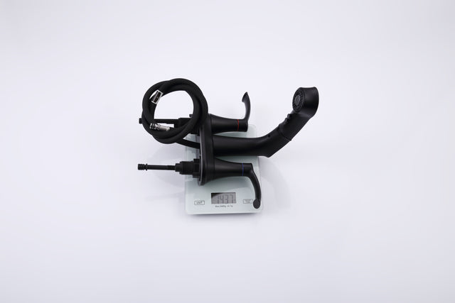 Bathroom Faucets for Sink 3 Hole,Brushed Nickel Bathroom Faucet with Pull Out Multi Functional Sprayer,Vanity Sink Faucet 2 Handle Centerset 4 inch Pull Down Faucet with 2 Water Lines,RV Camper Faucet