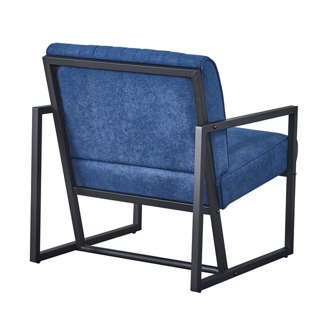 Modern design high quality fabric(BLUE) + steel armchair,for Kitchen, Dining, Bedroom, Living Room