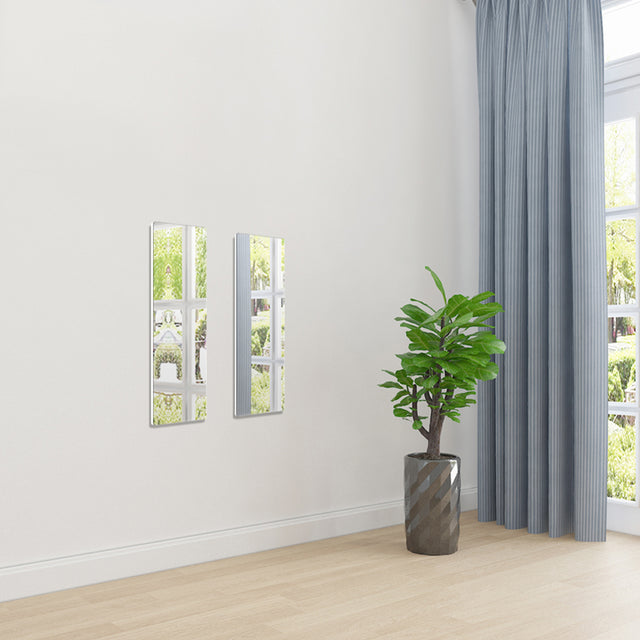 Bathroom Dressing,Makeup Mirror Decorative Living Room Mirror,Two PCS 1 Set