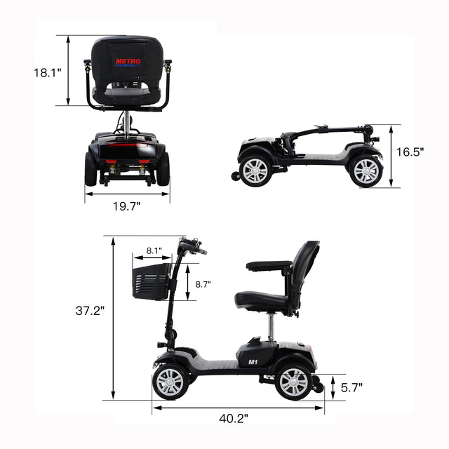 W42935577 Compact Travel Mobility Scooter
