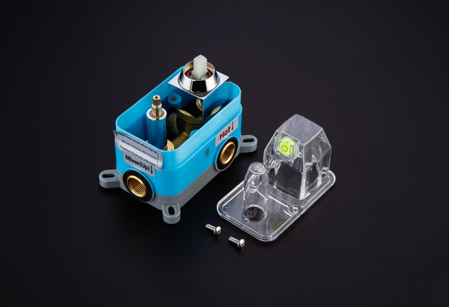 Shower Faucet Set Shower System with 12 Inch Rain Shower Head and Handheld, Bathroom Shower Combo Set Wall Mounted System Rough-in Valve Body and Trim Included.