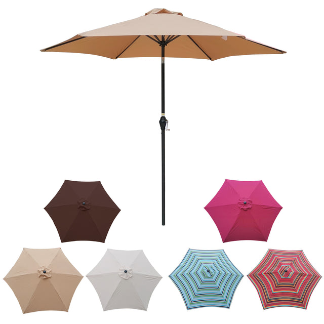 9FT UMBRELLA Brown