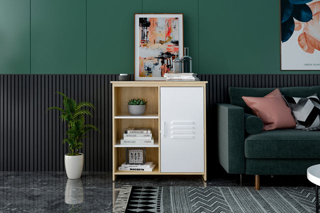 storage cabinet, Free Standing Entryway Cupboard Space saver Cabinet, Home Small Spaces 1-Door Accent Cabinet