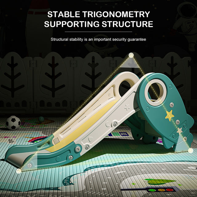 Toddler Slide Climber Set for Indoor Outdoor 3 Steps Freestanding Slide, Suitable Age1-5 Years Old Children Easy Set Up Baby Playset