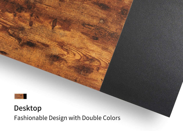 Black linen + retro double color matching TV cabinet