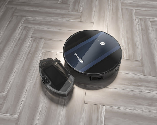 Geek Smart Robot Vacuum Cleaner G6, Ultra-Thin, 1800Pa Strong Suction, Automatic Self-Charging, Wi-Fi Connectivity, App Control, Custom Cleaning, 100mins Run Time(Banned from selling on Amazon)