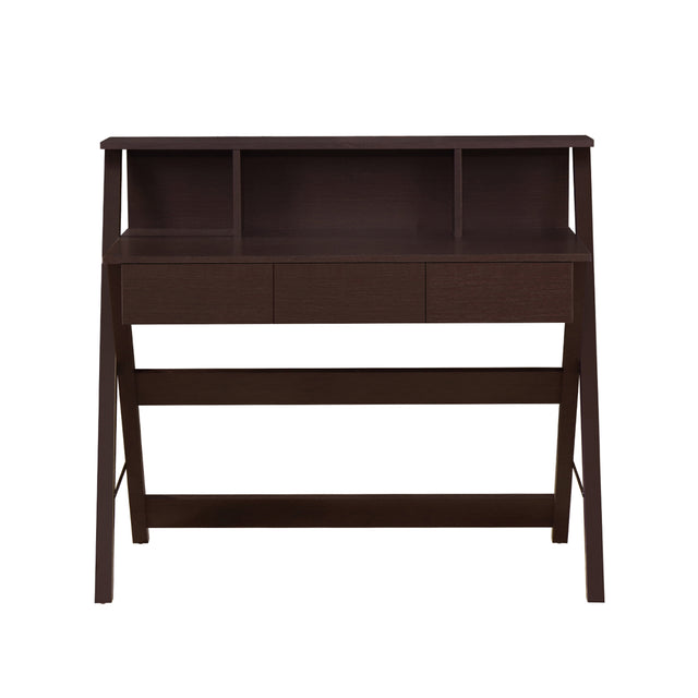 Techni Mobili Writing Desk with Storage, Wenge