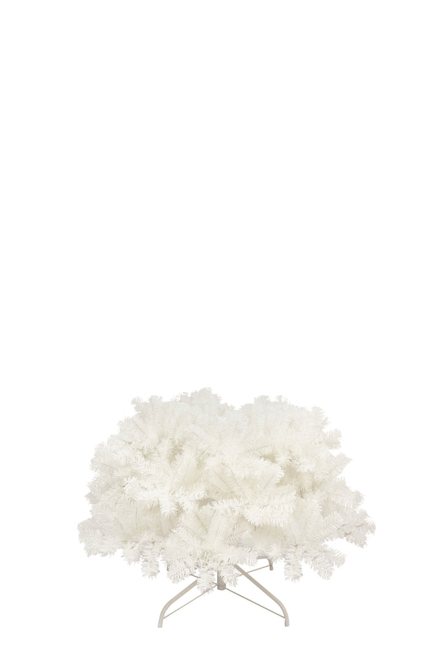 6FT Hinged Fraser Fir Artificial Fir Bent Top Christmas Tree, Xmas Tree Bendable Santa Hat Style Christmas Tree Holiday Decoration, 1250 Lush Branch Tips, 300 LED Lights X-mas