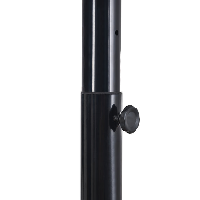 Portable Basketball Hoop & Goal with Vertical Jump Measurement, Outdoor Basketball System with 6.6-10ft Height Adjustment for Youth, Adults