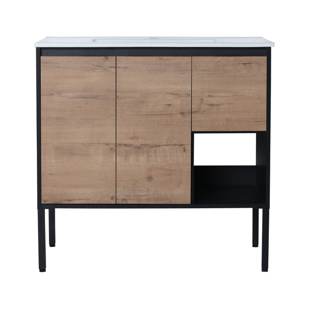 (Without Top)36 Inch Freestanding Bathroom Vanity,36x18