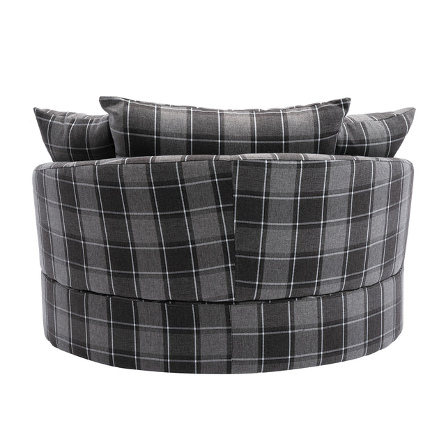 Modern Akili swivel accent chair barrel chair for hotel living room / Modern leisure chair (notice :contact us for more detail )