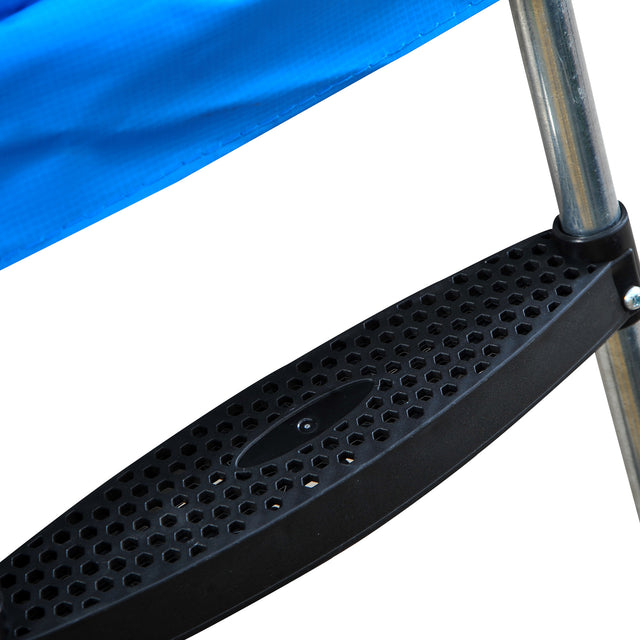 8FT Trampoline for Kids with Safety Enclosure Net, Basketball Hoop and Ladder, Easy Assembly Round Outdoor Recreational Trampoline