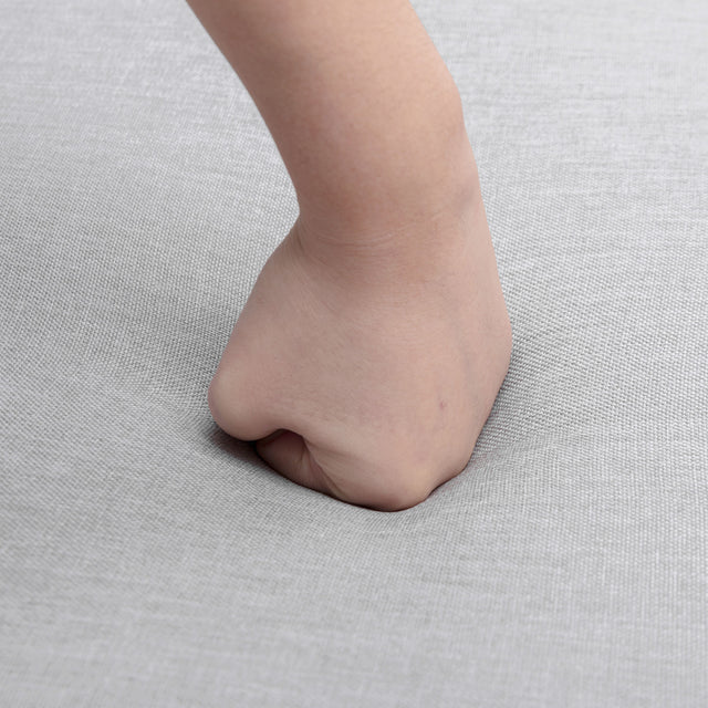 78.3" Convertible Sleeper Sofa Bed,Linen Pull Out Couch with Storage Chaise,Sleeper Counch with Memory Foam Mattress for Small Space Living Room Bedroom Office,Light Gray