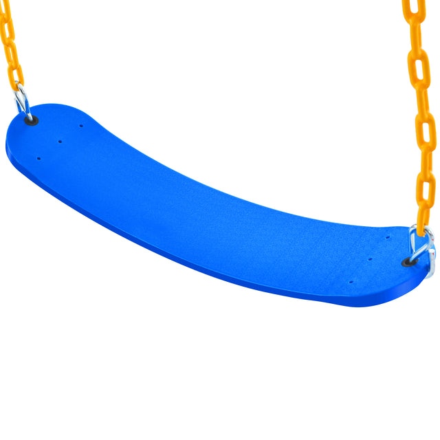 Outdoor Toddler Swing Set for Backyard, Playground Swing Sets with Climbing Ladder, Swing and Climbing Playset for Kids