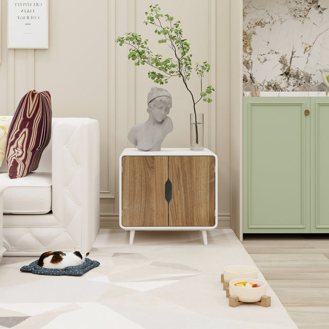 Pet house,Hidden Cat Home Side Table,Suitable for bedroom, living room, study and other spaces