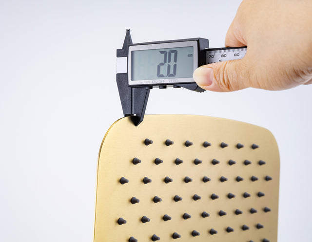 Shower Faucet Set Shower System with 12 Inch Rain Shower Head and Handheld, Bathroom Shower Combo Set Wall Mounted System Rough-in Valve Body and Trim Included.