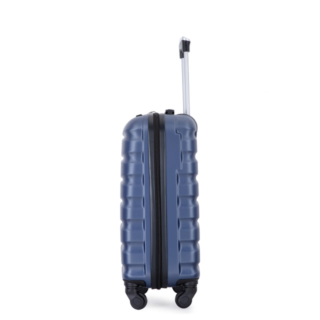 20" Carry on Luggage ABS Lightweight Suitcase, Spinner Wheels, TSA Lock, Blue