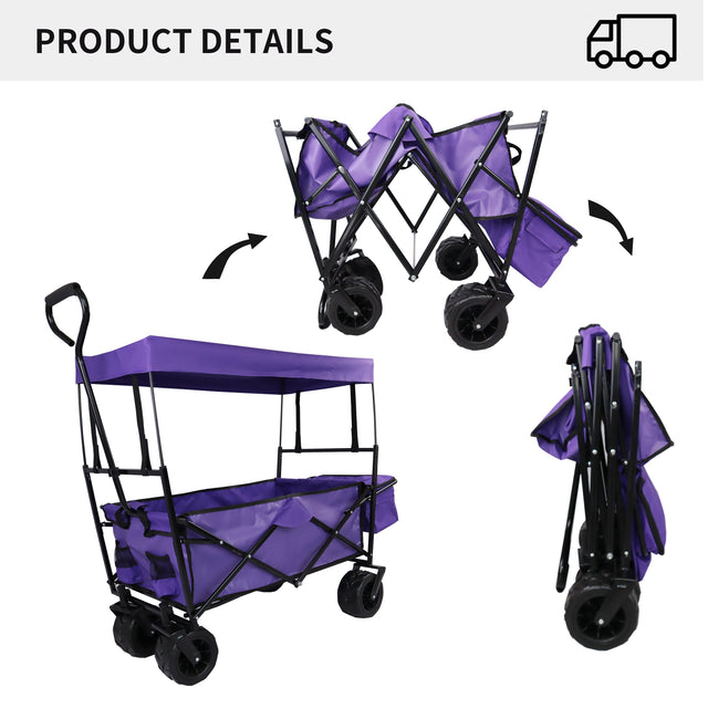 Outdoor Garden Park Utility kids wagon portable beach trolley cart camping foldable folding wagon