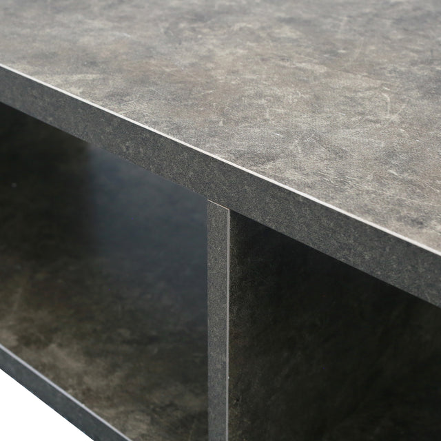 Shallow Floating TV Console, 60",Grey