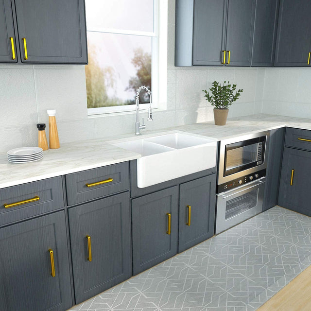 Farmhouse/Apron Front White Ceramic Kitchen Sink