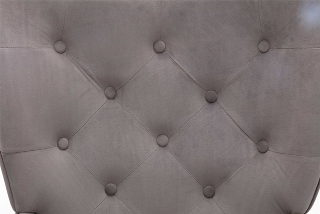 COOLMORE Accent chair Living Room/Bed Room, Modern Leisure Chair Silver Grey