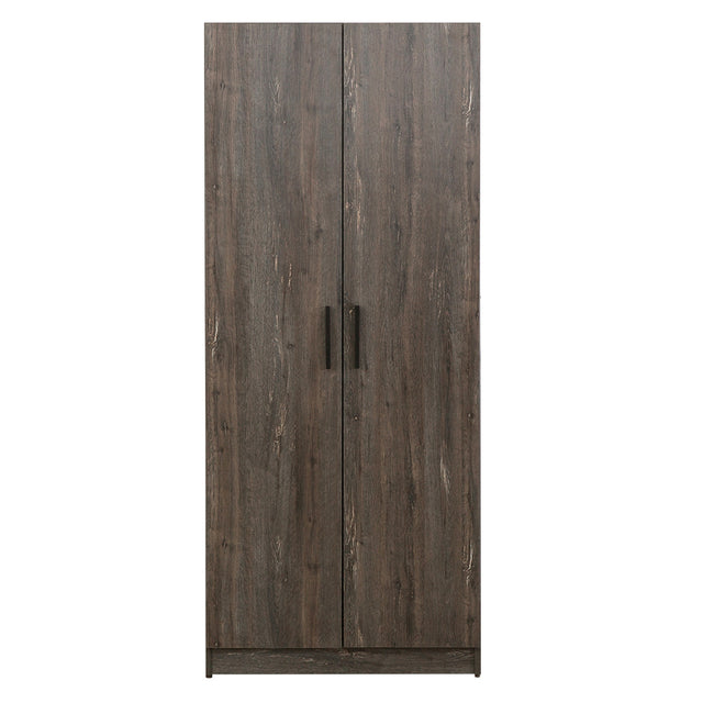 Mia Farmhouse Shoe Cabinet with Six Shelves in Rustic Gray