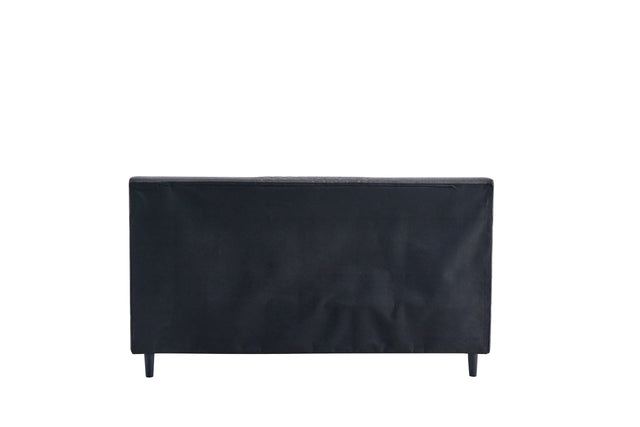 Full Size Platform Bed Frame with Fabric Upholstered Headboard and Wooden Slats Support, Fully Upholstered Mattress Foundation/No Box Spring Needed/Easy Assembly, Dark Grey