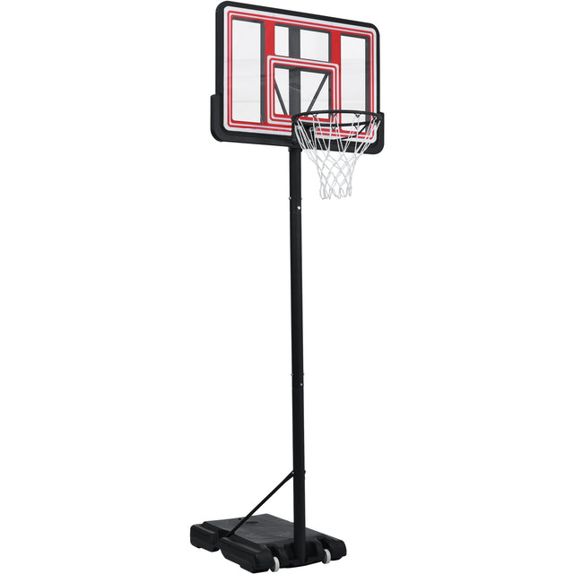 Portable Basketball Hoop Basketball System 4.76-10ft Height Adjustable for Youth Adults LED Basketball Hoop Lights, Colorful lights, Waterproof,Super Bright to Play at Night Outdoors,Good Gift for Kid