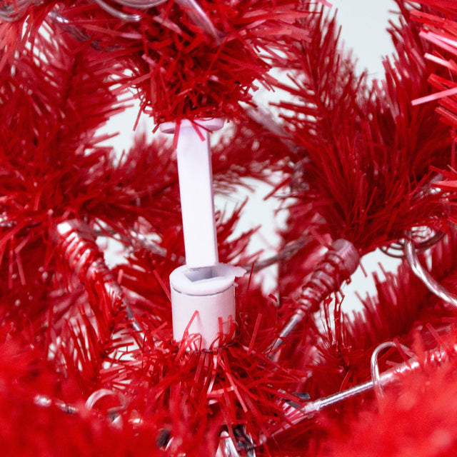 6FT Hinged Fraser Fir Artificial Fir Bent Top Christmas Tree, Xmas Tree Bendable Santa Hat Style Christmas Tree Holiday Decoration,1250 Lush Branch Tips, 300 LED Lights X-mas