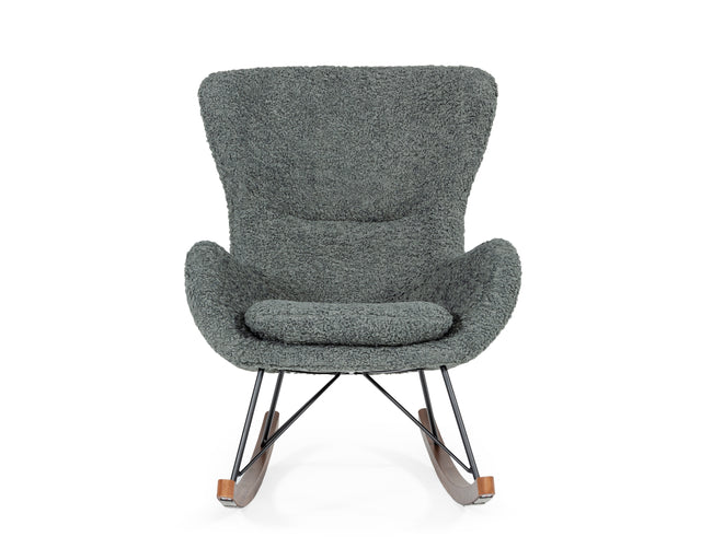 Modrest Ikard Modern Grey Sheep Rocking Chair