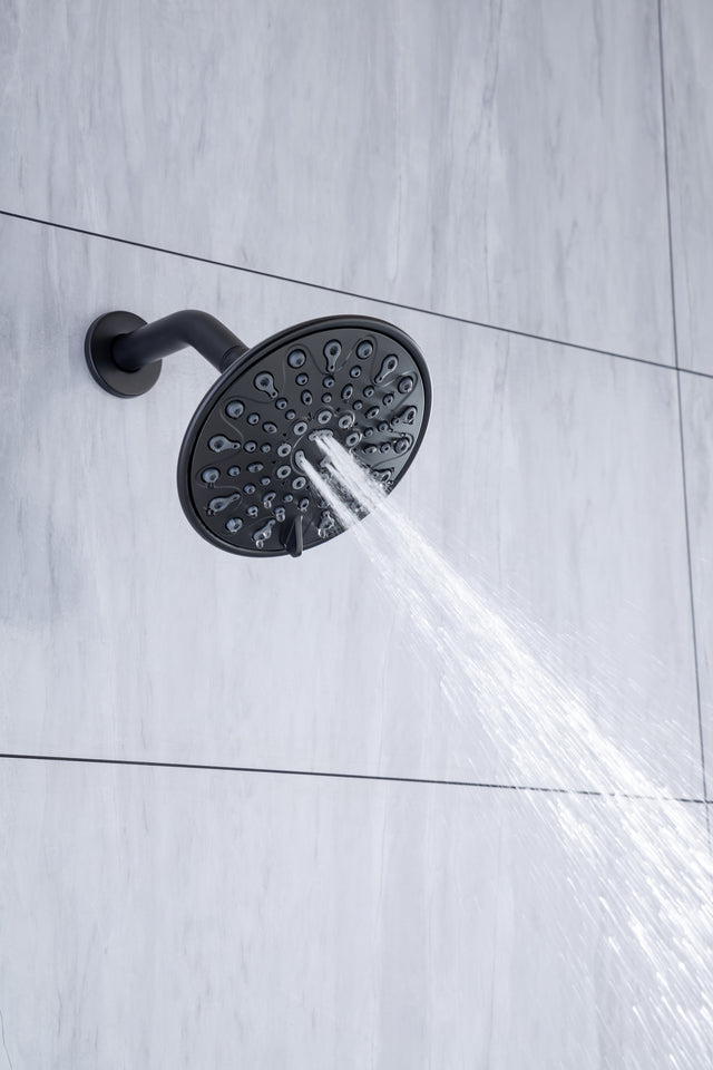 6 In. 6-Spray Balancing Shower Head Shower Faucet