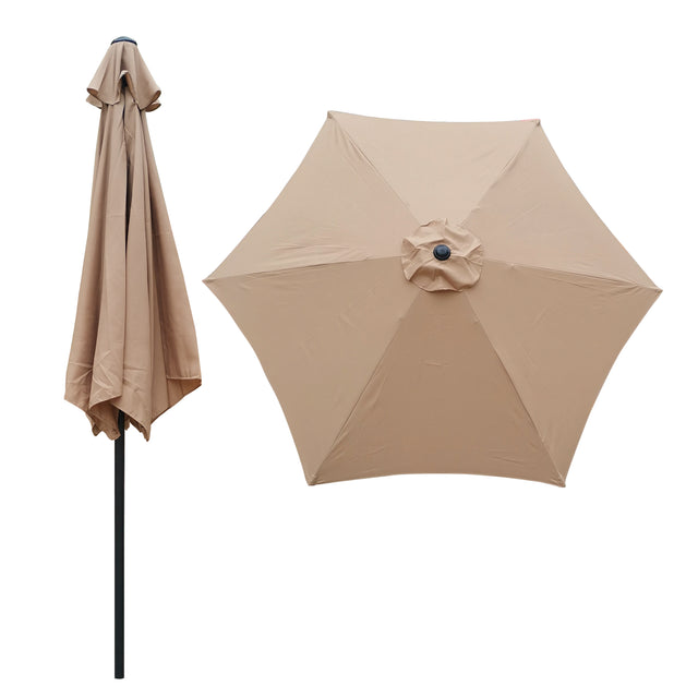 9FT UMBRELLA Brown