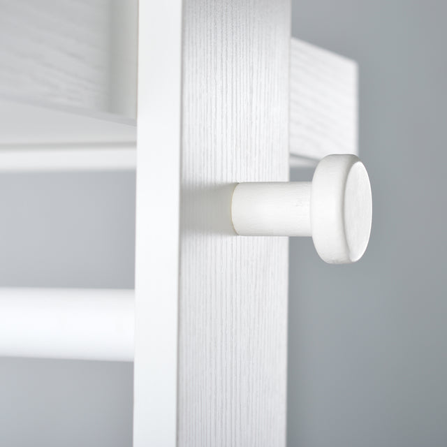 Full Mirror Fashion Movable Push-Pull Jewelry Storage Cabinet With hanger rod