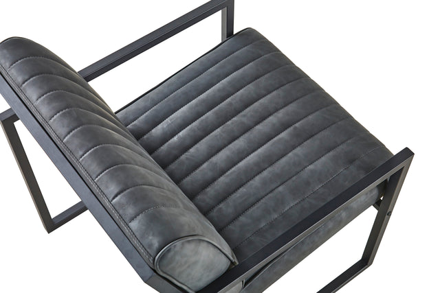 Modern design high quality PU(GREY)+ steel armchair,for Kitchen, Dining, Bedroom, Living Room