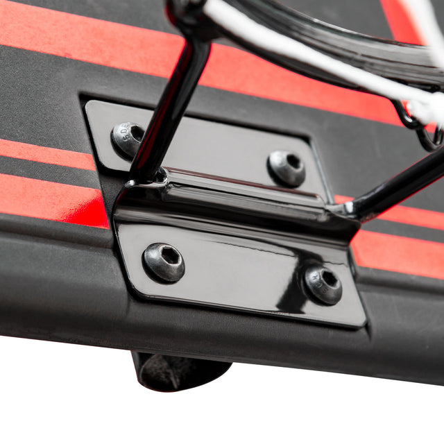 10FT Trampoline with Basketball Hoop Inflator and Ladder(Inner Safety Enclosure) Orange