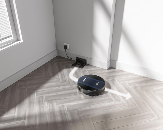 Geek Smart Robot Vacuum Cleaner G6, Ultra-Thin, 1800Pa Strong Suction, Automatic Self-Charging, Wi-Fi Connectivity, App Control, Custom Cleaning, 100mins Run Time(Banned from selling on Amazon)