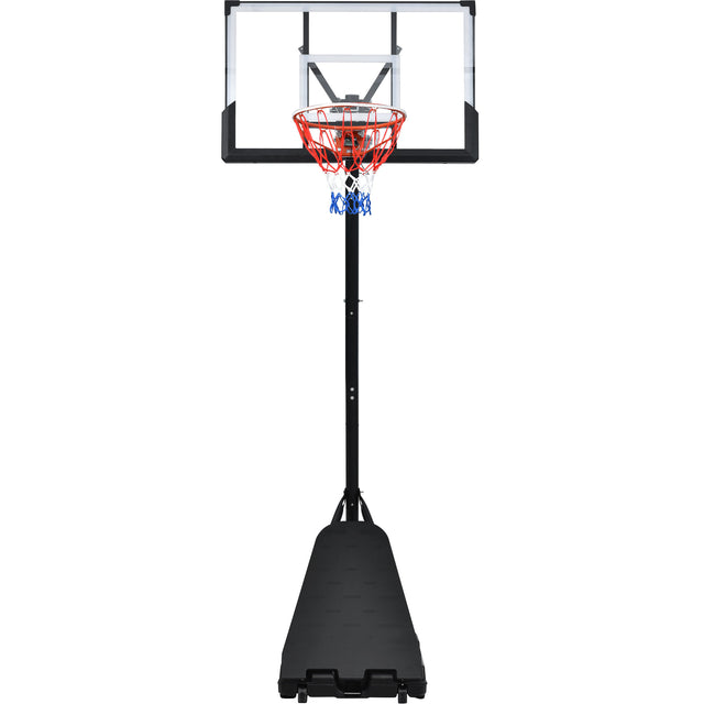 Portable Basketball Hoop Basketball System 8-10ft Height Adjustable for Youth Adults LED Basketball Hoop Lights, Colorful lights, Waterproof,Super Bright to Play at Night Outdoors,Good Gift for Kids